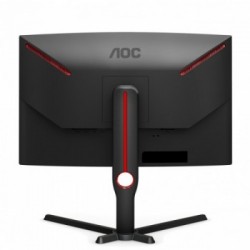 AOC CQ27G3SU/BK Monitor PC 68,6 cm (27") 2560 x 1440 Pixel Quad HD LED Nero, Rosso