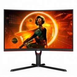 AOC CQ27G3SU/BK Monitor PC 68,6 cm (27") 2560 x 1440 Pixel Quad HD LED Nero, Rosso