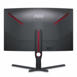 AOC CQ32G3SU/BK Monitor PC 80 cm (31.5") 2560 x 1440 Pixel Quad HD LED Nero, Rosso
