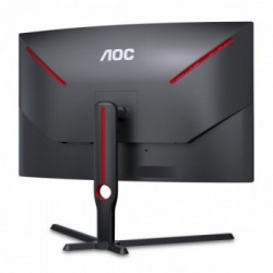 AOC CQ32G3SU/BK Monitor PC 80 cm (31.5") 2560 x 1440 Pixel Quad HD LED Nero, Rosso
