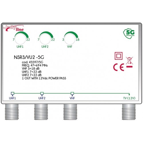 G.B.S. Elettronica NSR3/VU2-5G amplificatore di...