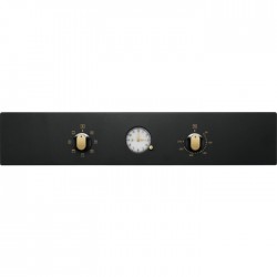 Electrolux ROB3201AOR - Forno Elettrico da Incasso, 72 Litri, Rustico SurroundCook, Pizza, Nero, 60 cm, Classe A