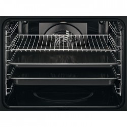 Electrolux ROB3201AOR - Forno Elettrico da Incasso, 72 Litri, Rustico SurroundCook, Pizza, Nero, 60 cm, Classe A
