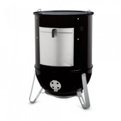 Weber Smokey Mountain Cooker - Barbecue Affumicatore a Carbone, Ø 57cm, Modello 731004, Nero