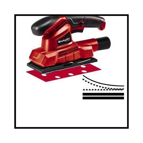 Einhell TC-OS 1520/1 Sheet sander Nero, Rosso...