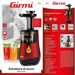 Girmi SW10 Estrattore di succo Nero, Rosso 120 W