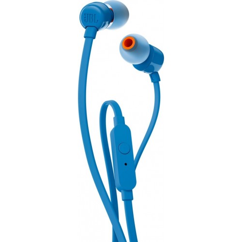 JBL T110 Cuffia Auricolare Blu