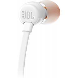 JBL T110 Cuffia Auricolare Bianco