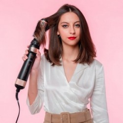 Imetec Bellissima My Pro Revolution BHS4 1100 - Spazzola ad Aria Calda, Rotazione Automatica, 2 Spazzole, Ionizzatore