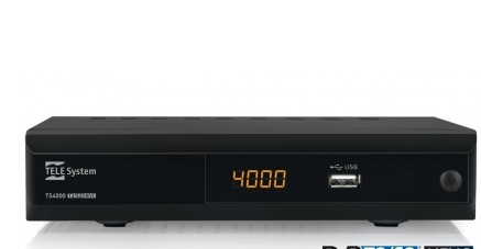 TELE System TS4000 set-top box TV Cavo Full HD Nero
