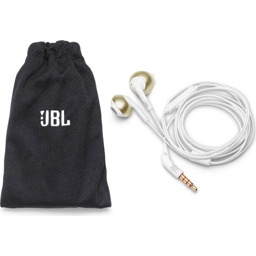 JBL T205 Cuffia Auricolare Champagne, Oro