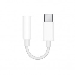 Apple MU7E2ZM/A cavo di interfaccia e adattatore 3.5mm USB-C Bianco