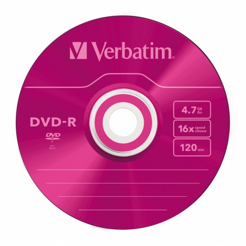 Verbatim DVD-R Colour 4,7 GB 5 pezzo(i)