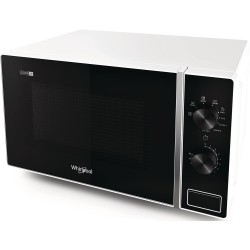 Whirlpool MWP 103 W - Microonde con Grill, 20 Litri, 700 W, Nero, Bianco