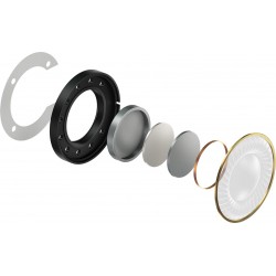 Pioneer HDJ-X5 Cuffie Padiglione auricolare Argento