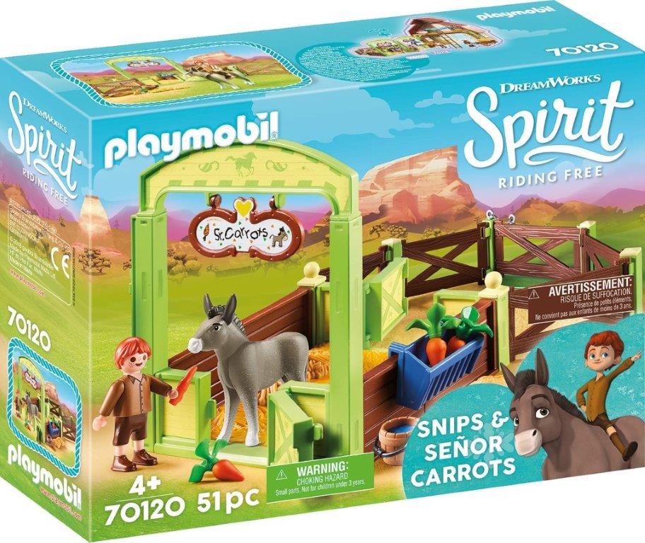 Playmobil Snips & Señor Carrots with Horse Stall
