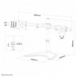 Neomounts by Newstar Select Supporto da scrivania per monitor