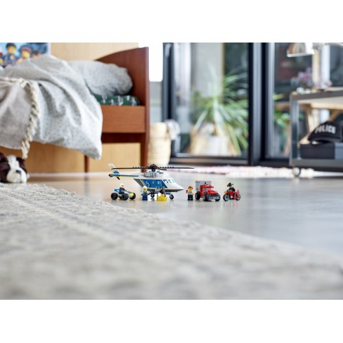 LEGO City Inseguimento sull'elicottero della...