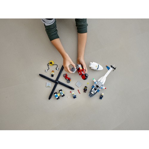 LEGO City Inseguimento sull'elicottero della...