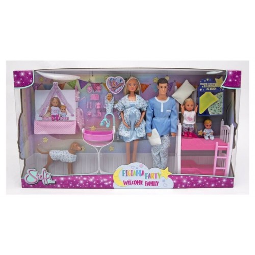 Playset Simba 105733552009 Steffi Love Pigiama...