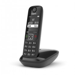 Gigaset AS690 Telefono analogico/DECT Nero Identificatore di chiamata