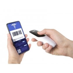 Hamlet HBCS-2DUWB lettore di codici a barre Lettore di codici a barre portatile 1D/2D Nero, Bianco