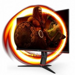 AOC Q27G2S/EU Monitor PC 68,6 cm (27") 2560 x 1440 Pixel 2K Ultra HD LED Nero, Rosso