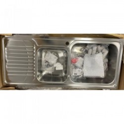 - OUTLET - Franke GAX 621 - Lavello Galassia, Inox satinato, Vasca a DX, 116x50 cm, FUN 101.0017.504