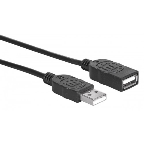 Manhattan 338653 cavo USB 1,8 m USB 2.0 USB A Nero