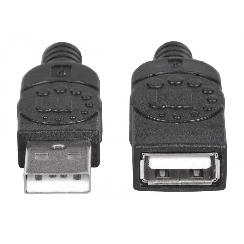 Manhattan 338653 cavo USB 1,8 m USB 2.0 USB A Nero