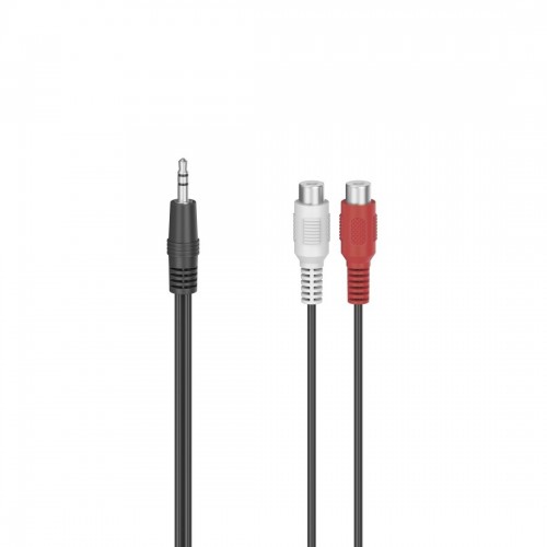 Hama 00205185 cavo audio 0,1 m 2 x RCA 3.5mm Nero