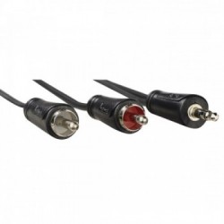 Hama 00205110 cavo audio 1,5 m 3.5mm 2 x RCA Nero