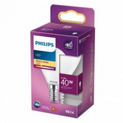 Philips Classic 76343500 - Lampadina Candle & Lustre LEDbulbs E27, 4,3-40W, 827	