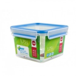 EMSA Clip & Close Rettangolare Scatola 1,75 L Blu, Trasparente 1 pz