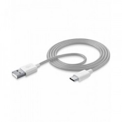 Cellularline USB CABLE STYLECOLOR - Type-C Cavo per la ricarica e sincronizzazione dei dati colorato Bianco