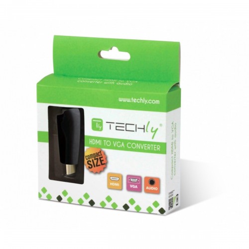Techly Convertitore HDMI a VGA c/audio