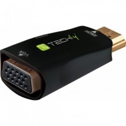 Techly Convertitore HDMI a VGA c/audio