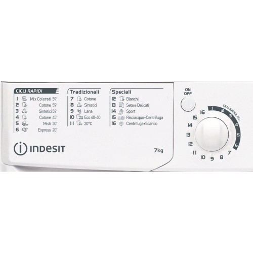 Indesit EWC 71252 W IT N - Lavatrice a Carica...