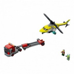 Lego City 60343 - Trasportatore di Elicotteri di Salvataggio