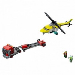Lego City 60343 - Trasportatore di Elicotteri di Salvataggio