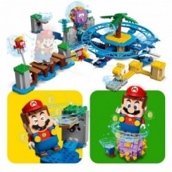 Lego Super Mario 71400 - Spiaggia del Ricciospino Gigante - Pack di Espansione