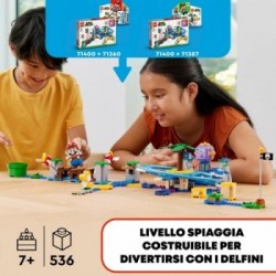 Lego Super Mario 71400 - Spiaggia del Ricciospino Gigante - Pack di Espansione