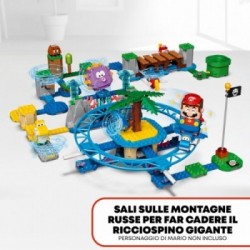 Lego Super Mario 71400 - Spiaggia del Ricciospino Gigante - Pack di Espansione
