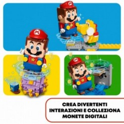 Lego Super Mario 71400 - Spiaggia del Ricciospino Gigante - Pack di Espansione