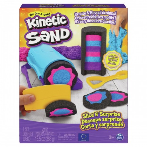 Kinetic Sand Set Slice N’ Surprise con 383 g di...