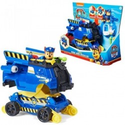 PAW Patrol Macchinina trasformabile di Chase Rise and Rescue con action figure e accessori