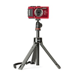 Joby TelePod Pro Kit treppiede Smartphone/fotocamera di azione 3 gamba/gambe Nero, Rosso