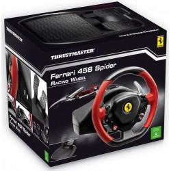 Thrustmaster Racing Wheel Ferrari 458 Spider - Controller Volante Rotazione max 240 gradi, Sensibilità regolabile
