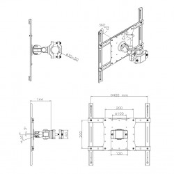 Newstar Supporto per monitor/TV