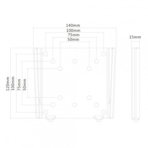 Newstar Supporto a parete per monitor/TV